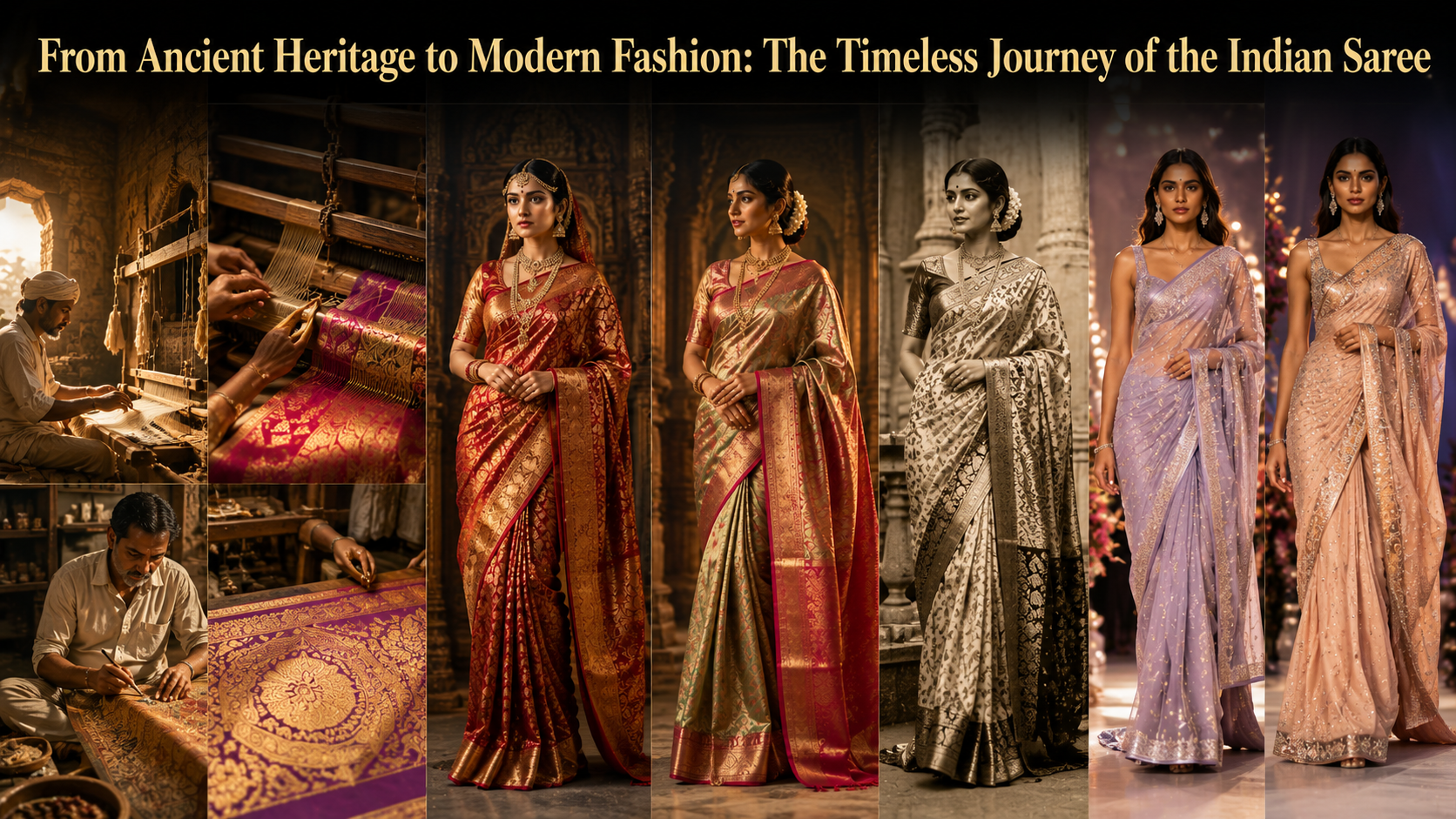 Evolution of Indian Sarees From Traditional Heritage to Modern Fashion